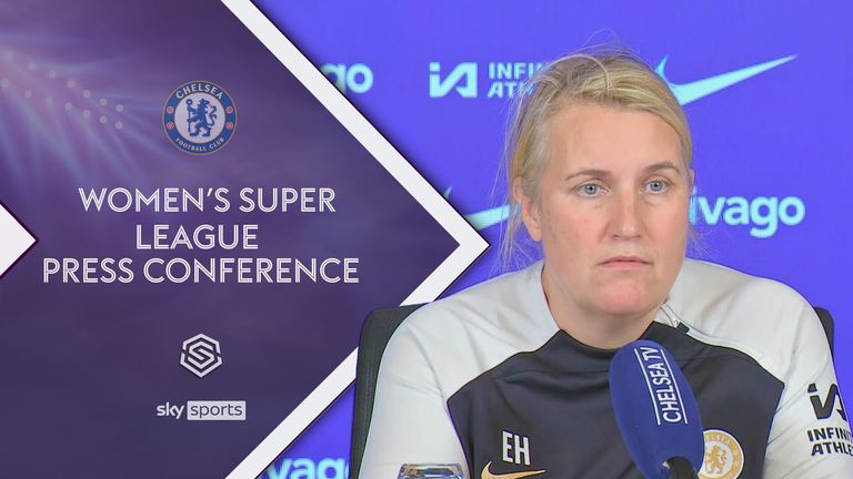 Emma Hayes on unbeaten run before West Ham and team news.