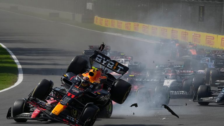 Sergio Perez reflects on a heart-breaking day for him in Mexico as he suffered a first-lap DNF in his home race.