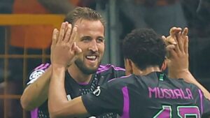 Read more about the article Champions League round-up: Harry Kane scores for Bayern Munich as Jude Bellingham stars for Real Madrid | Football News