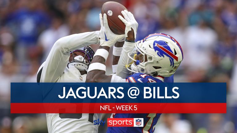 Highlights of the Jacksonville Jaguars against the Buffalo Bills at the Tottenham Hotspur Stadium in Week Five of the NFL season