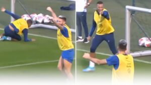 Read more about the article Mbappe and Giroud link up for stunning training ground goal! | Video | Watch TV Show