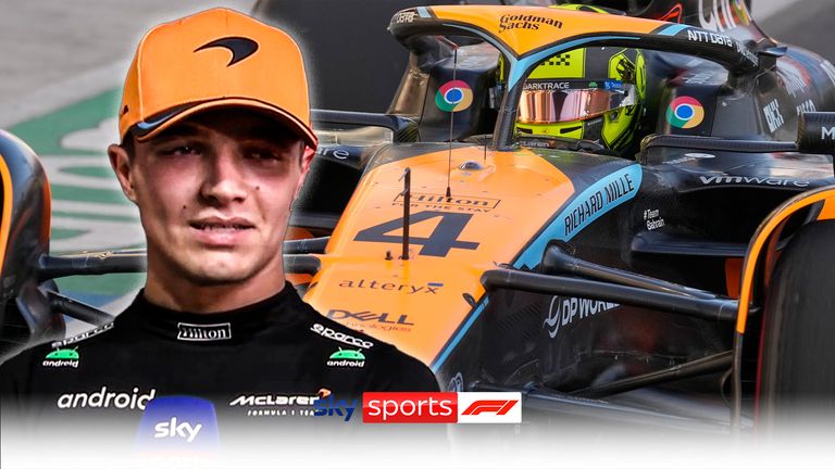 Lando Norris was frustrated with himself after making a number of mistakes in the Sprint, admitting it 'hurts' to know that he's not performing to his best