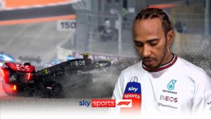 Read more about the article Lewis Hamilton: George Russell collision ‘100 per cent my fault’ as he apologises to Mercedes at Qatar GP