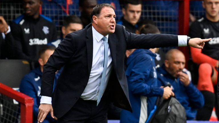 DINGWALL, SCOTLAND - AUGUST 26: Ross County manager Malky Mackay during a cinch Premiership match between Ross County and Rangers at the Global Energy Stadium, on August 26, 2023, in Dingwall, Scotland. (Photo by Rob Casey / SNS Group)