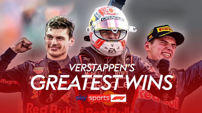 As Max Verstappen reaches his 50th career win, take a look back at the Red Bull driver's top five greatest race wins.