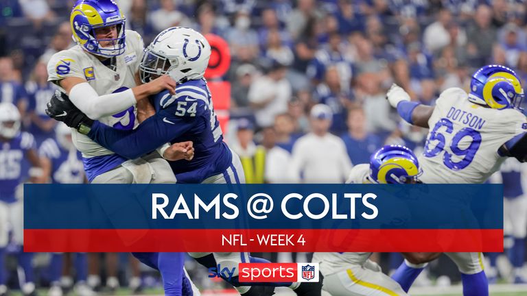 Highlights of the Los Angeles Rams against Indianapolis Colts from Week Four of the NFL season.