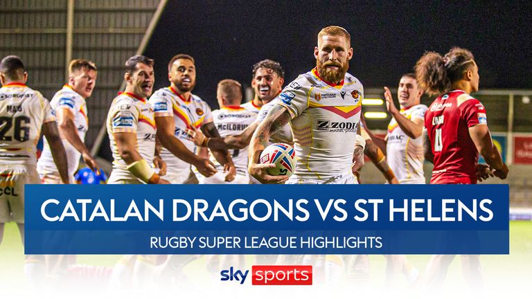 Highlights as Catalans Dragons faced off against St Helens in their play-off semi-final at Stade Gilbert Brutus