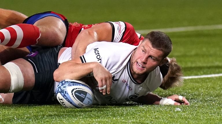 Tom Willis scored two tries for Saracens at Kingsholm