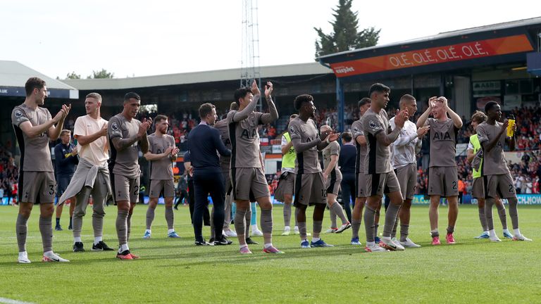 For only the 73rd day in Premier League history, Spurs will finish top