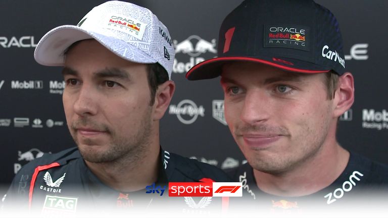 Max Verstappen say it was a better Friday than expected While Sergio Perez says Friday practice wasn't straightforward.