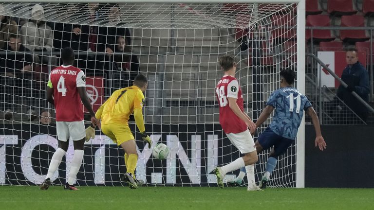 Aston Villa&#39;s Ollie Watkins tapped home his ninth goal of the season after half-time