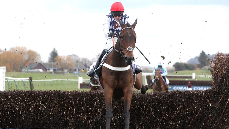 Dusart battled back past Sounds Russian to win at Ayr for Nicky Henderson