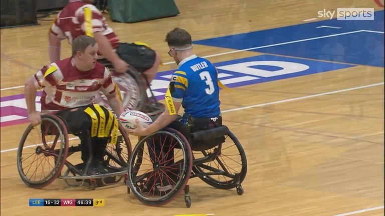 Highlights from the 2023 Wheelchair Super League Grand Final between Wigan Warriors and Leeds Rhinos