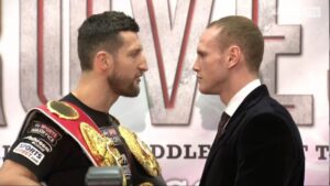 Read more about the article 10 years today | Froch-Groves heats up in world title build-up | Video | Watch TV Show