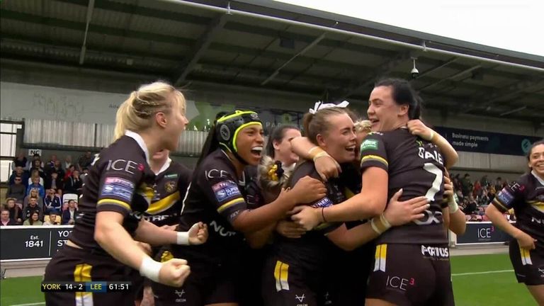 Owen scored the third try for York Valkyrie in the Betfred Women's Super League Grand Final against Leeds Rhinos.