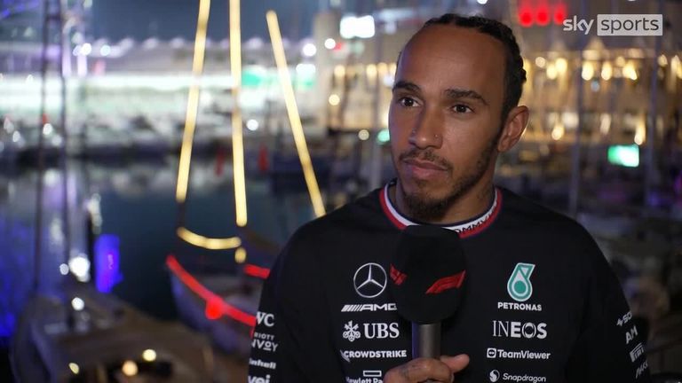 Lewis Hamilton reflects on both practice sessions while being hopeful for a Q3 finish in Qualifying at the Abu Dhabi GP