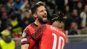 Read more about the article Olivier Giroud scores winner as AC Milan beat PSG | Shakhtar Donetsk shock Barcelona – Champions League round-up | Football News