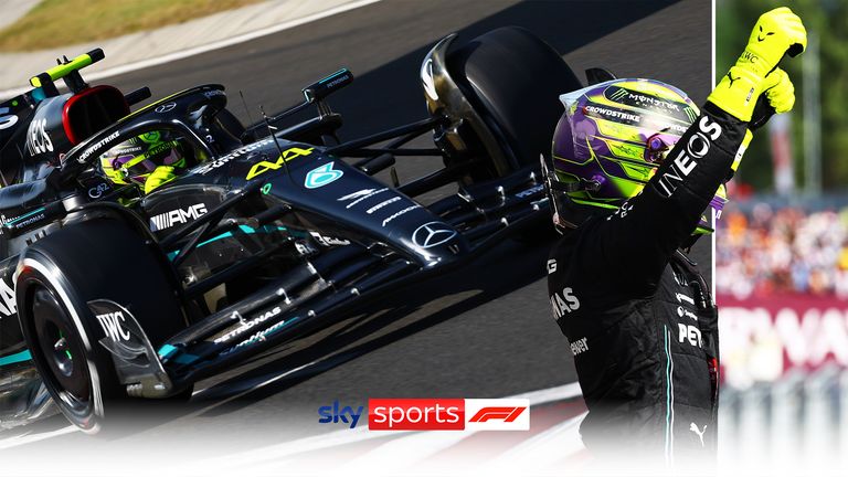 Lewis Hamilton pips Max Verstappen to claim a record ninth pole position at the Hungaroring