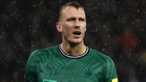 Read more about the article Dan Burn: Newcastle defender out with long-term back injury ahead of Borussia Dortmund Champions League match | Football News