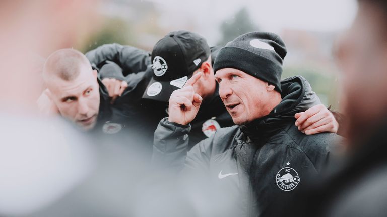 Red Bull Salzburg head coach Gerhard Struber