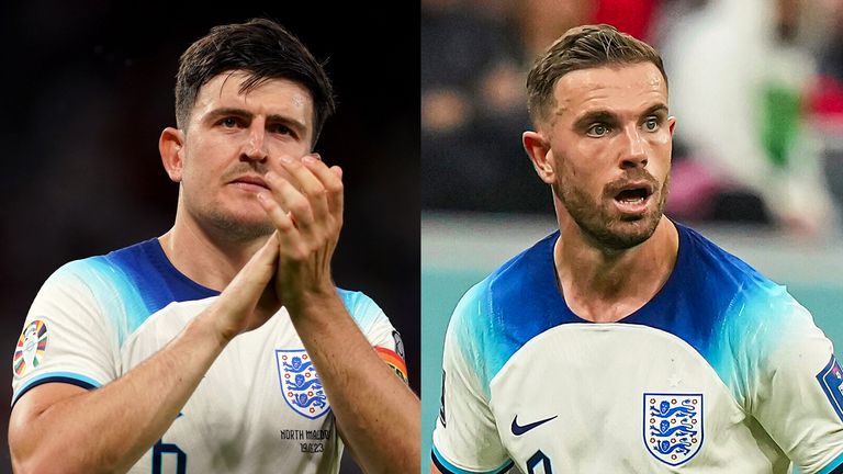 Harry Maguire and Jordan Henderson