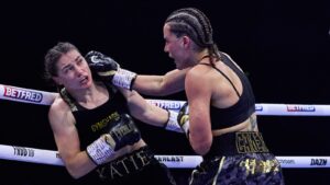 Read more about the article Caroline Dubois: Chantelle Cameron ‘definitely’ knocked Katie Taylor down in undisputed title fight | Boxing News