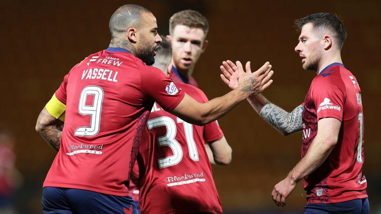 Kyle Vassell scored for Kilmarnock