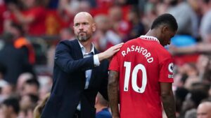 Read more about the article Marcus Rashford: Erik ten Hag says Man Utd forward is not for sale amid reported interest from Paris St-Germain | Football News