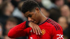 Read more about the article Rashford sees red as Copenhagen win to leave Man Utd's hopes in tatters