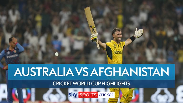 Australia v Afghanistan highlights 