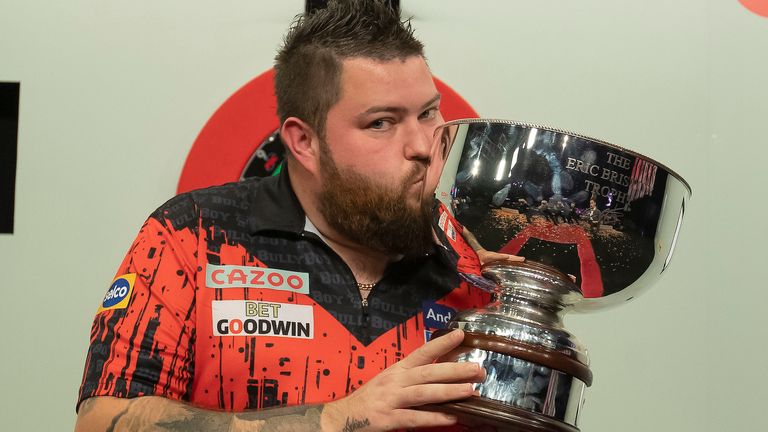 Michael Smith claimed his first major title at the Grand Slam of Darts in Wolverhampton last year