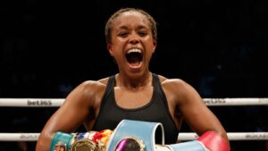 Read more about the article Natasha Jonas wants to box the winner of the Chantelle Cameron vs Katie Taylor rematch to become three-weight champ | Boxing News