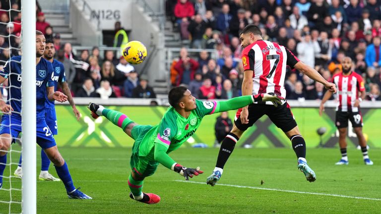 Maupay scored his first goal since returning to Brentford in the 3-2 win over West Ham earlier this month