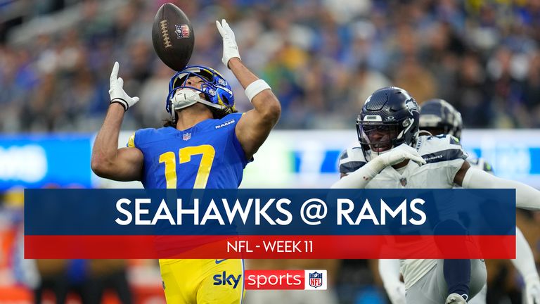 Highlights of the Seattle Seahawks against the Los Angeles Rams in Week 11 of the NFL season