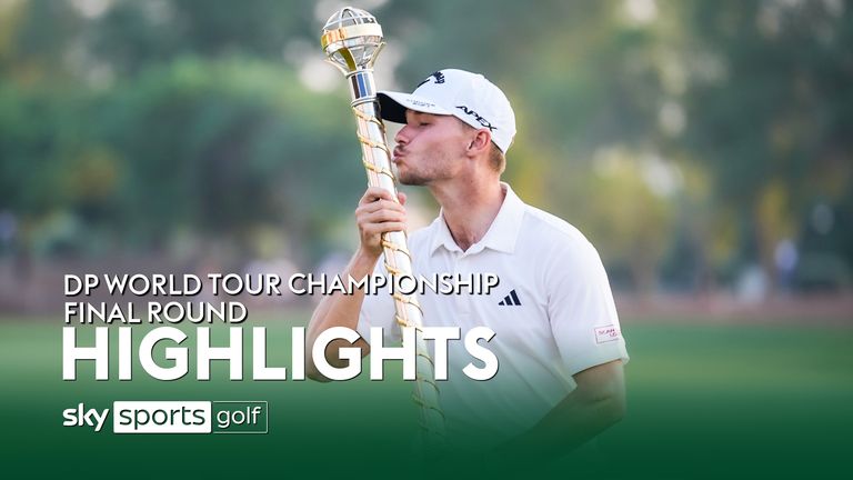 Highlights from the final round of the season-ending DP World Tour Championship in Dubai