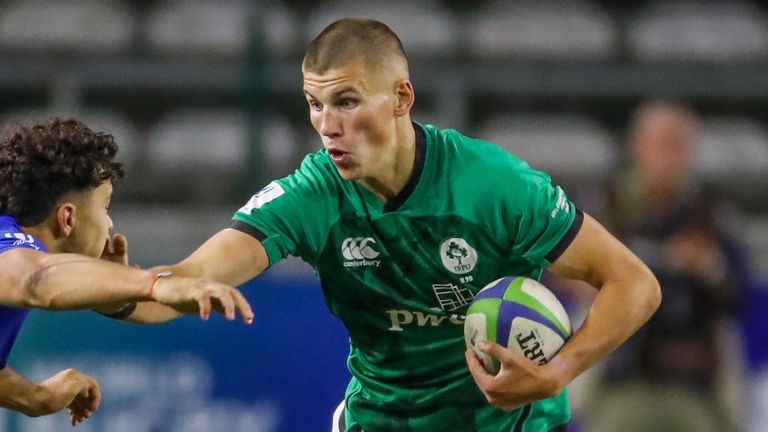 Sam Prendergast displayed his massive potential with the Ireland U20s last season 