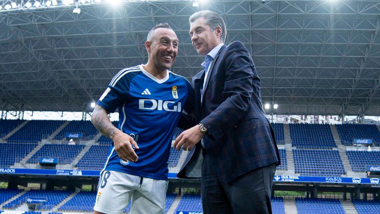 Santi Cazorla upon signing for home-town club Real Oviedo