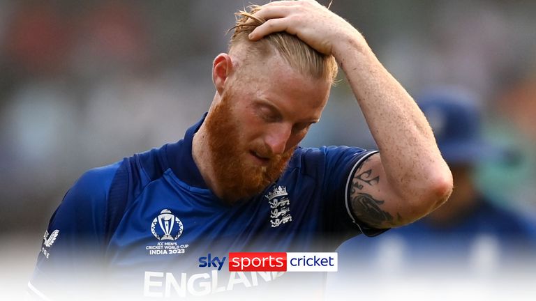 Ben Stokes dejected