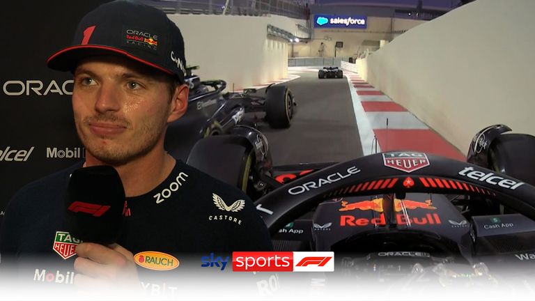 Verstappen says it's 'a bit silly' as he complains of slow drivers in the pit lane exit during P2 of the Abu Dhabi GP