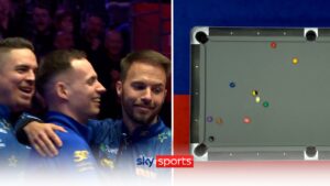 Read more about the article Mosconi Cup: Team Europe’s golden break helps home side to perfect start against Team USA at Alexandra Palace | News News