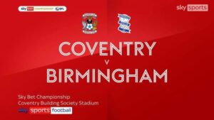 Read more about the article Coventry 2-0 Birmingham