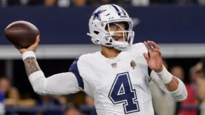 Read more about the article Philadelphia Eagles 13-33 Dallas Cowboys: Dak Prescott leads hosts to win as Brandon Aubrey breaks record | NFL News