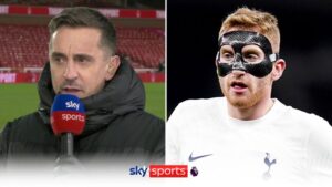 Read more about the article Gary Neville: Tottenham’s Dejan Kulusevski could be £80m-100m player | Video | Watch TV Show