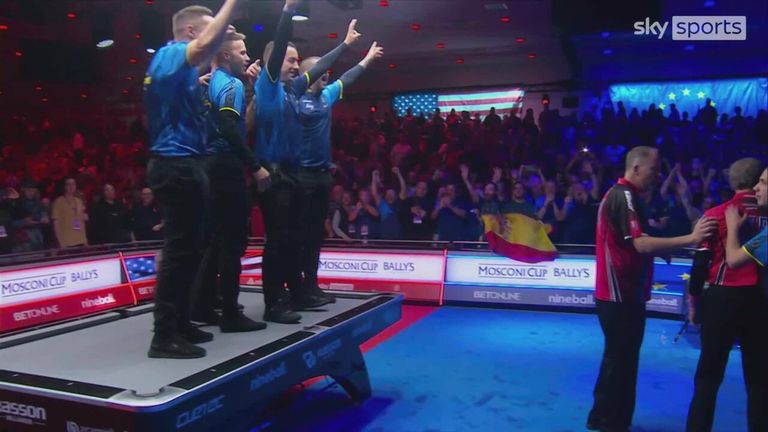 Europe made no mistake on the final day of the 2022 Mosconi Cup as they took home the trophy once again.