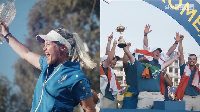 Sky Sports Golf presents 'Europe! Europe!', a new documentary  on how Team Europe retained the Solheim Cup and regained the Ryder Cup during a memorable 2023