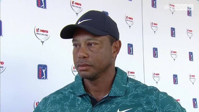 Tiger Woods admitted he remains rusty, despite an improved second round at the Hero World Challenge in the Bahamas. 