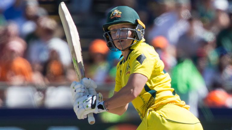 Australia&#39;s Alyssa Healy in World T20 action (Associated Press)