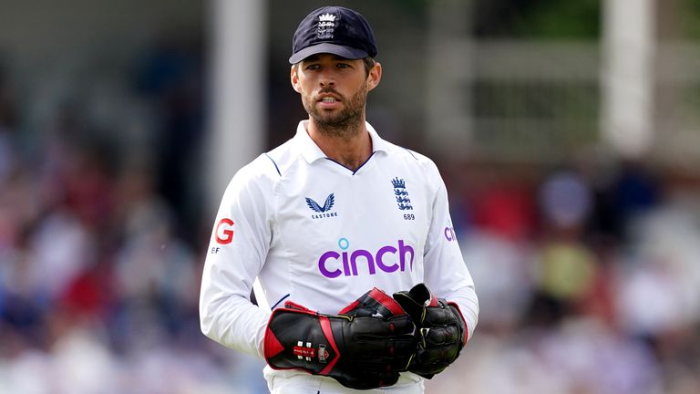 England v New Zealand - Second LV= Insurance Test Series - Day One - Trent Bridge
England&#39;s wicketkeeper Ben Foakes during day one of the Second LV= Insurance Test Series at Trent Bridge, Nottingham. Picture date: Friday June 10, 2022.