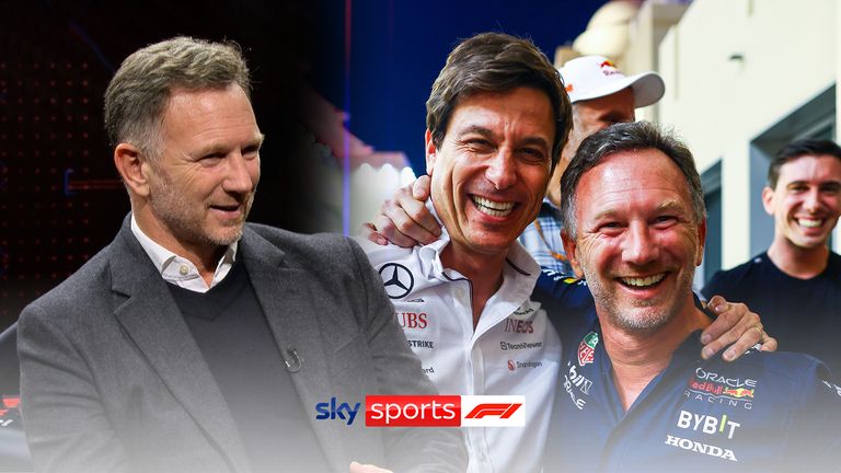 Christian Horner explains how he and rival Toto Wolff created one of the most viral photos in the paddock.