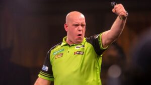 Read more about the article World Darts Championship: Michael van Gerwen cruises to victory as veteran Steve Beaton also wins ahead of retirement in 2024 | Darts News